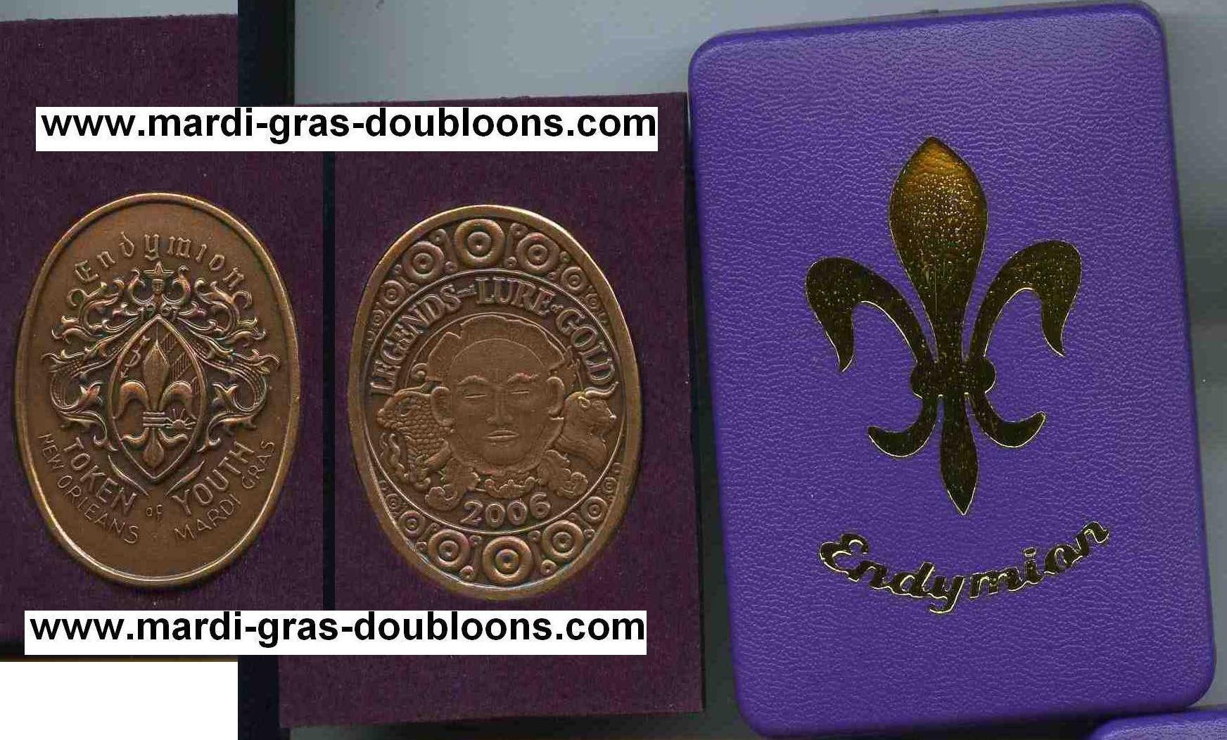 endymion mardi gras doubloons