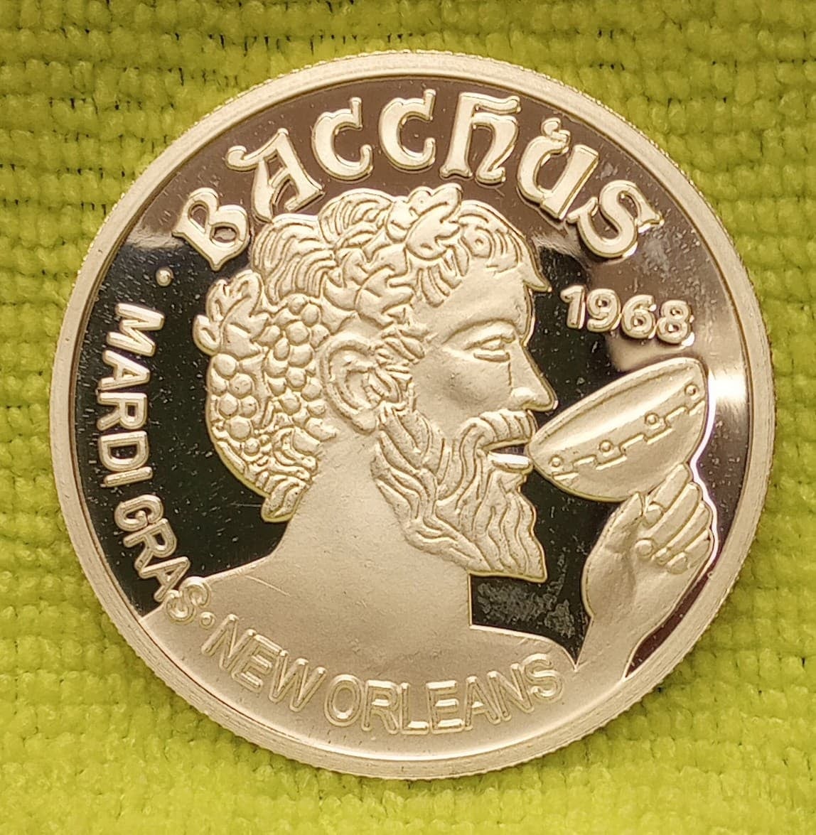 bacchus mardi gras doubloons